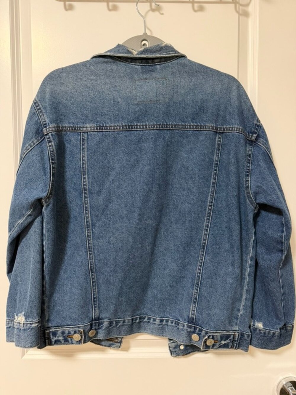 Zara Kids Oversized Denim Jacket 11-12 Fits XS-S